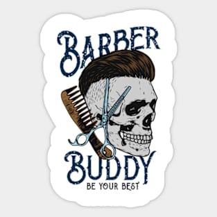 BARBER BUDDY Sticker